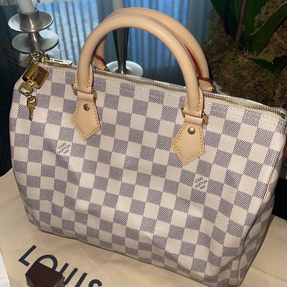 Louis Vuitton Damier Azur Speedy 30” - Picture 5 of 16